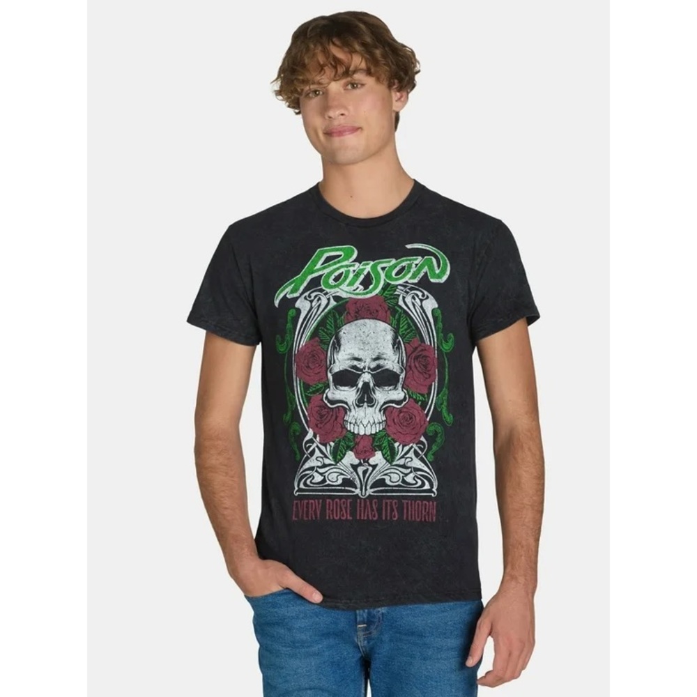 Poison Mens‎ Mineral Wash T Shirt size M